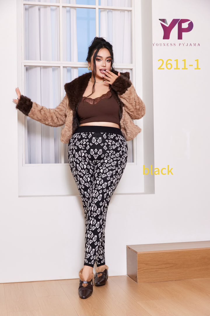 Legging Taille Haute Motif Léopard – Réf. 2611-1